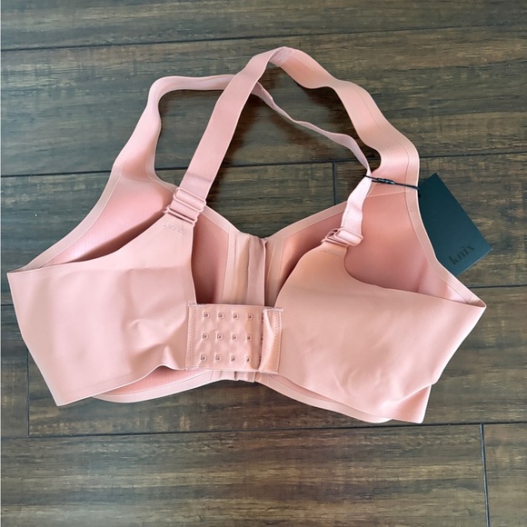 Knix Pink Sports Bra with Racerback and Front Zipper BNWT Size 6 - Picture 3 of 7